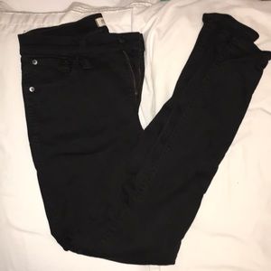 Madewell Black 10” High-rise Skinny Jeans